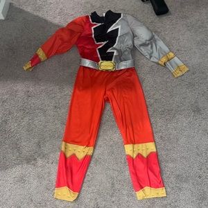 Disguise Power Rangers Red Ranger Dino Fury Boys Halloween Costume, Size 7-8